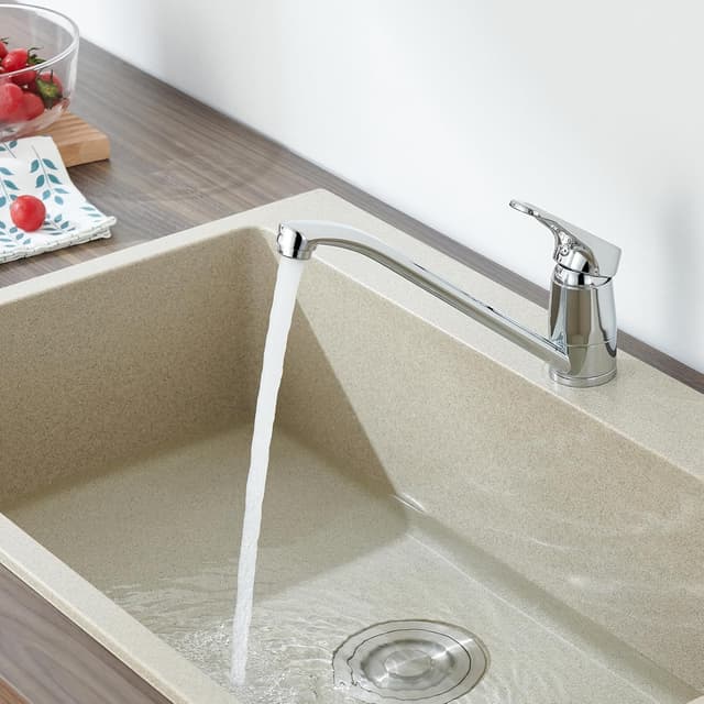 Detalle de Kelleria Rubinetto Cucina girevole 360° con cartuccia in ceramica, monocomando cromato