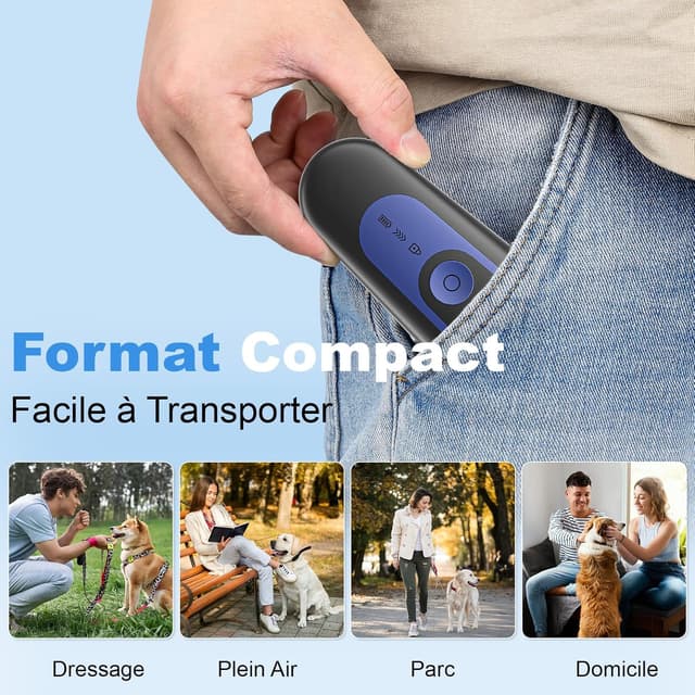 Thumbnail 6 de Anti Aboiement Chien Ultrason 15 m, 3 modes