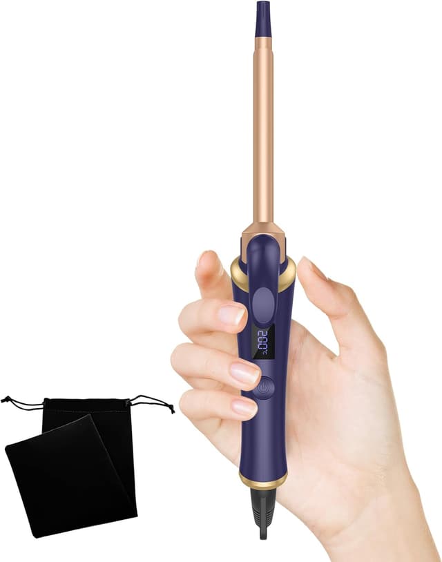 Detalle de Travel 13mm Mini Curling Tong 120โ200โ for Short Hair ๐โ