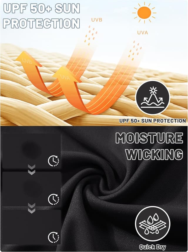 Thumbnail 3 de Tacvasen T Shirt Anti UV Homme