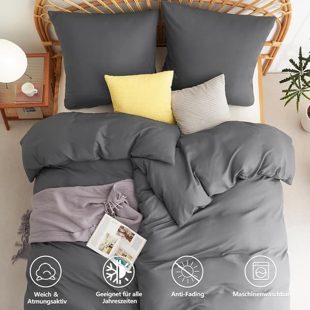 Thumbnail 6 de WAVVE Bettwäsche 135x200 Grau