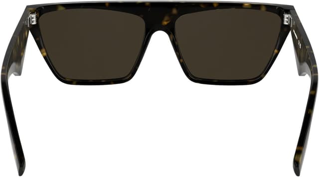 Detalle de KARL LAGERFELD occhiali da sole unisex: montatura rettangolare XL con design geometrico