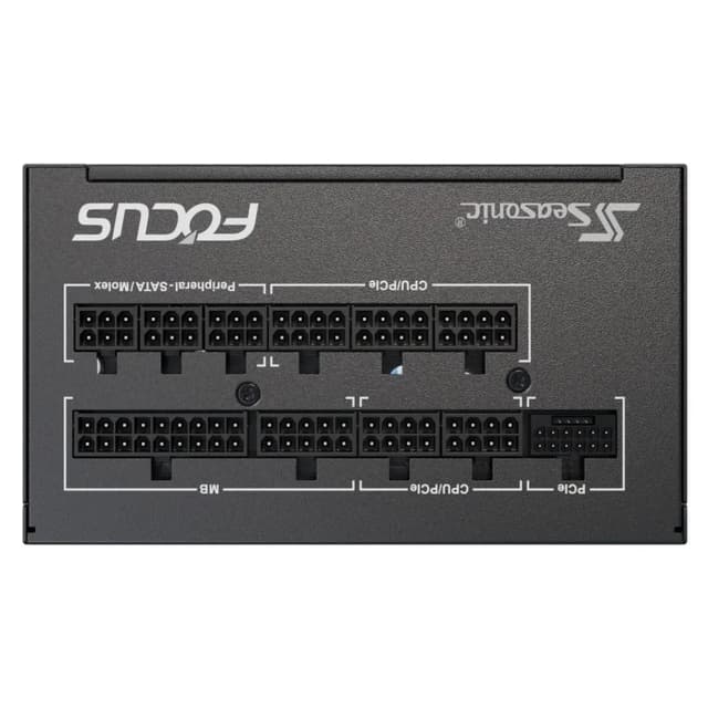 Detalle 2 de Seasonic Focus GX-850 850W fuente ATX 3 PCIe 5.1 80 Plus Gold modular