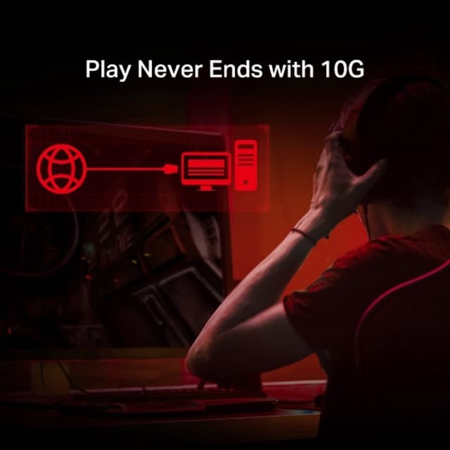 Detalle de TP-Link TX401 Adaptador PCIe 10 GbE 📡