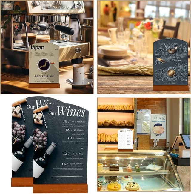 Thumbnail 6 de LDHHYH 4PCS A4 Chalkboard 297x210 mm 📋