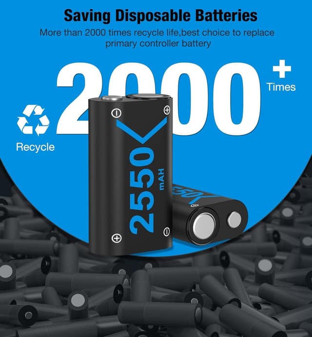 Detalle de Wiederaufladbarer Akku Xbox Series X/S Controller