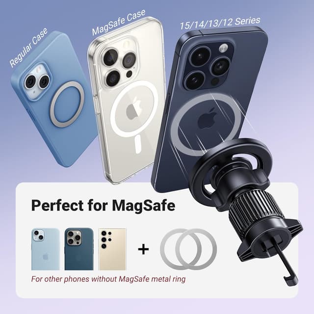 Thumbnail 4 de UGREEN Magsafe Car Mount for Air Vent 12‑magnet