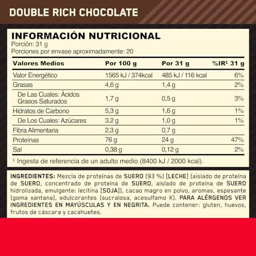 Thumbnail 6 de Optimum Nutrition Gold Standard 620g proteína en polvo 📦