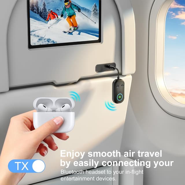 Thumbnail 2 de 2025 Bluetooth 5.3 2-in-1 Transmitter Receiver