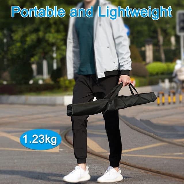 Thumbnail 5 de ManaPina Backdrop Stand Kit 5 x 6.5 ft green screen backdrop 🎥