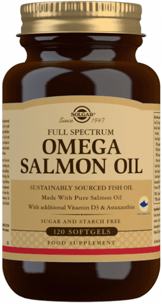 Imagen de Solgar Full Spectrum Omega Aceite de Salmón 120 Cápsulas 🐟 en OfertitasTOP
