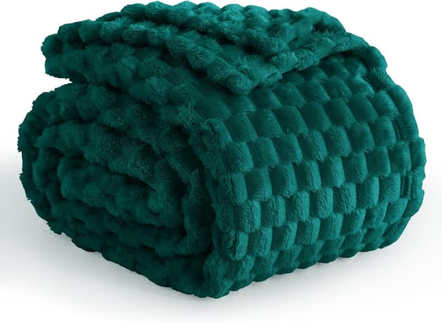 Imagen de Aisbo Plaid Polaire 130x150 cm Vert Foncé en OfertitasTOP