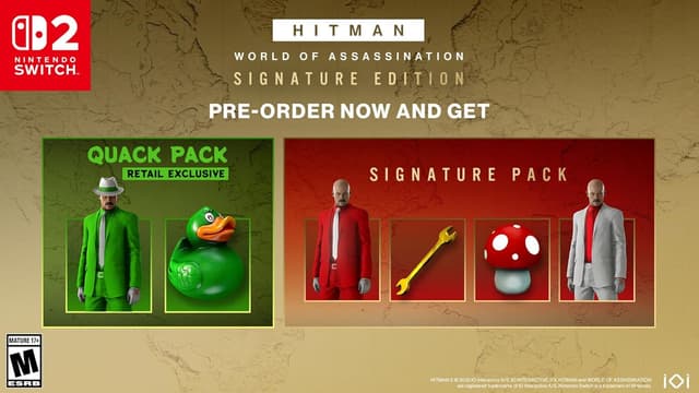 Detalle 2 de Hitman: World of Assassination Signature Edition (Nintendo Switch 2) by Solutions 2 Go