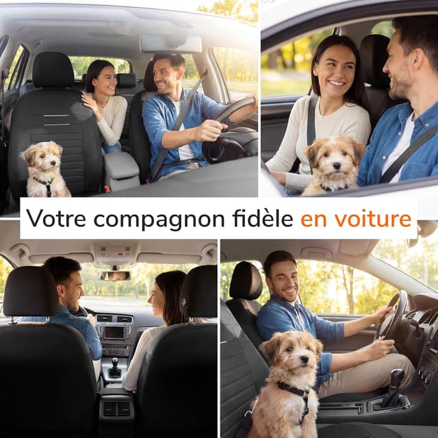 Thumbnail 5 de upgrade4cars Housses Sièges Avant Universelles Lot 4