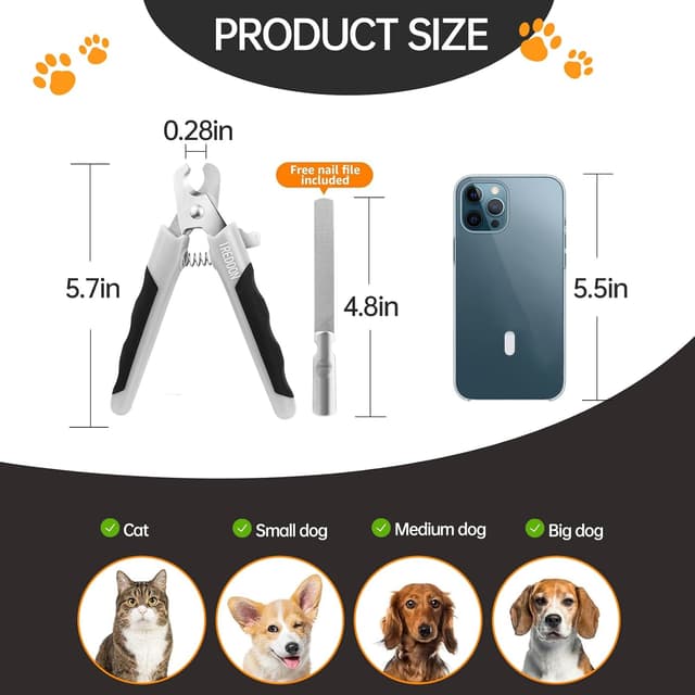 Thumbnail 6 de IREDOON Dog & Cat Nail Clippers
