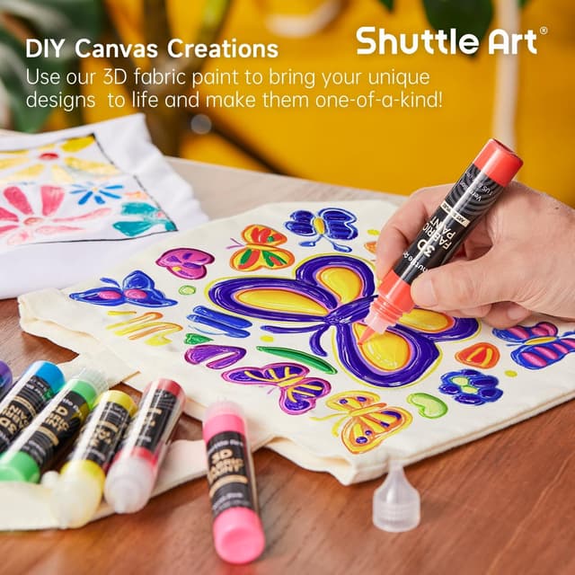 Thumbnail 4 de Shuttle Art 3D Textilfarbe 66 Stofffarben