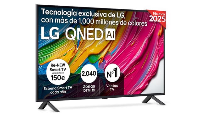 Detalle de LG QNED QNED8E 50 pulgadas 4K 2025