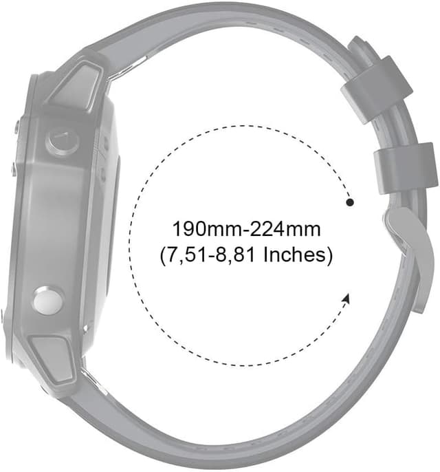 Detalle de NotoCity Cinturino per Garmin Fenix 26mm