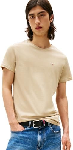 Imagen de Tommy Jeans TJM Original Slim Fit Camiseta beige XXL en OfertitasTOP