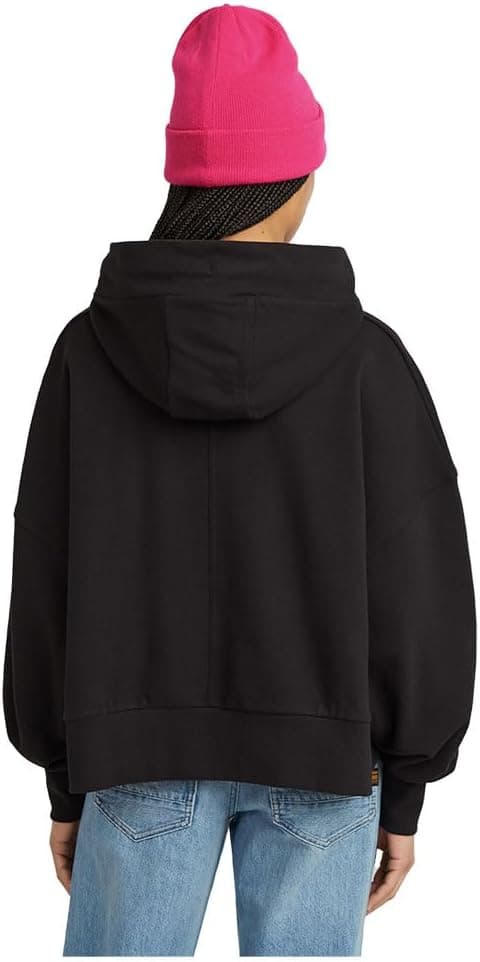 Detalle 2 de G-Star Damen G-Script Oversized Hooded Sweater mit Kapuze