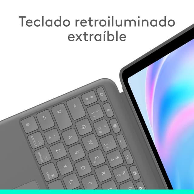 Detalle 2 de Logitech Combo Touch para iPad Air 13"
