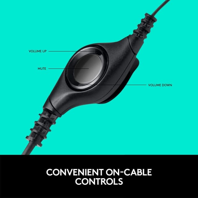 Thumbnail 6 de Logitech C920 USB HD Pro Webcam with Auto-Focus, Microphone & Logitech H390 USB Headset bundle