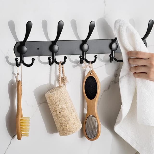 Detalle de GlazieVault coat hooks 2 pack, wall mounted