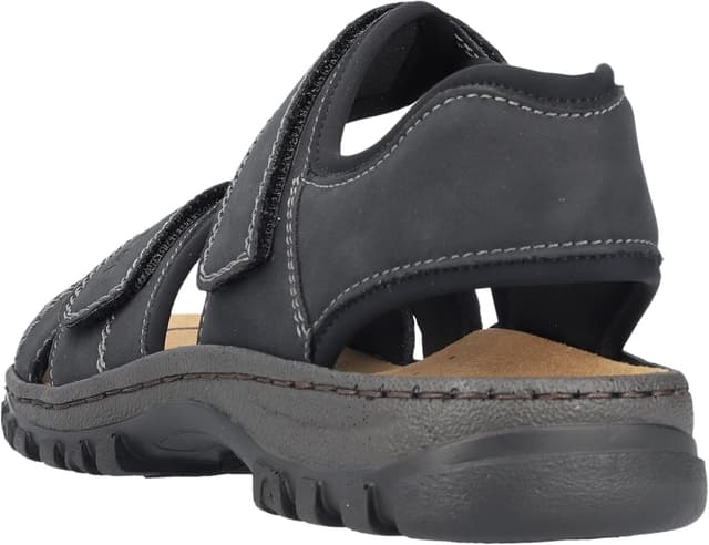 Detalle de Rieker Herren Sandalette braun