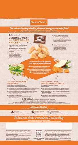 Detalle de Nature's Variety No Grain Pienso gatos 1,25 kg