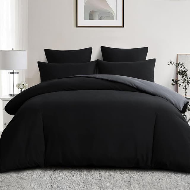 Detalle de Aisbo King Size Duvet Cover Set reversible 50x75cm