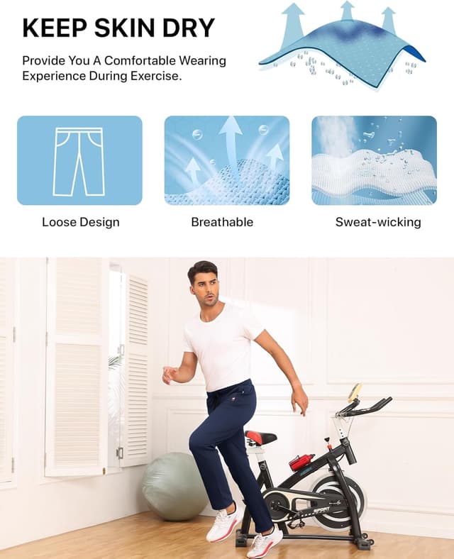 Detalle de YUTYTH Tracksuit Bottoms Joggers with Zip Pocket