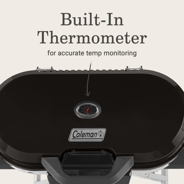 Detalle de Coleman RoadTrip 285 Portable Stand-Up Propane Grill with 3 Adjustable Burners & Instastart Ignition