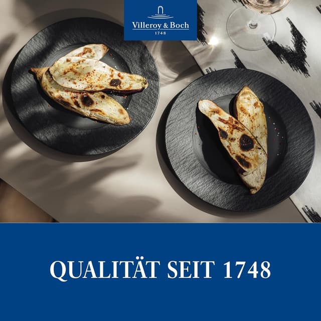Thumbnail 5 de Villeroy & Boch Manufacture Rock Speiseteller 27 cm 🍽