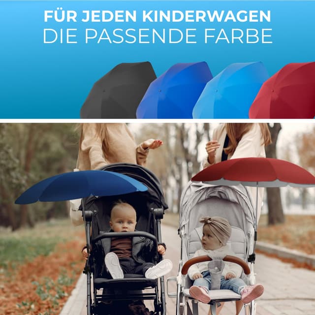 Thumbnail 5 de STYNGARD Sonnenschirm Kinderwagen 70 cm UV50+