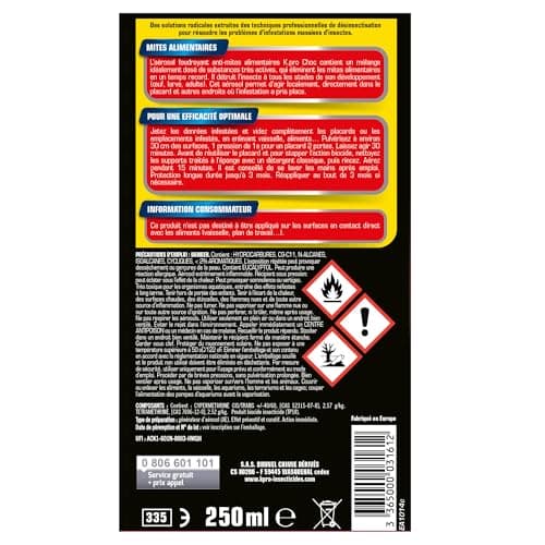 Thumbnail 1 de Kapo 3161 aerosol Foudroyant polillas alimentarias — 4 uds