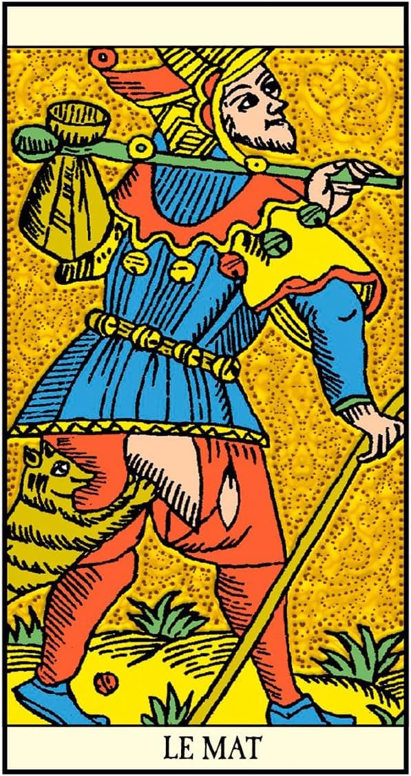 Thumbnail 2 de Golden Tarot of Marseille carte con oro