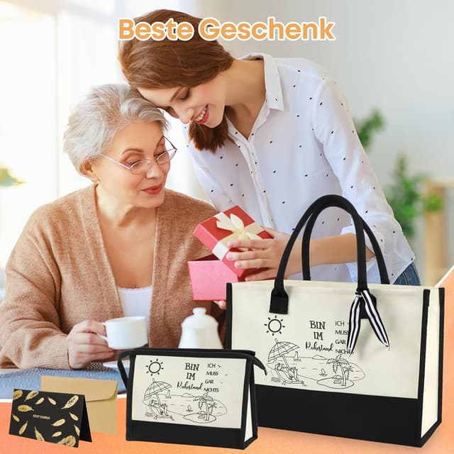 Thumbnail 6 de Seutgjie Renteneintritt Geschenk Canvas Tragetasche