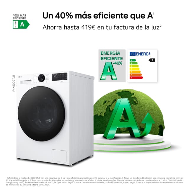 Thumbnail 4 de LG F4X5009TLB Lavadora 9 kg 1400 rpm