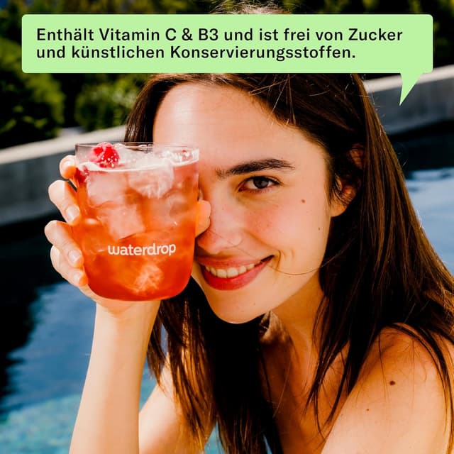 Thumbnail 2 de waterdrop Himbeer-Eistee 36 Eiswürfel 🍹