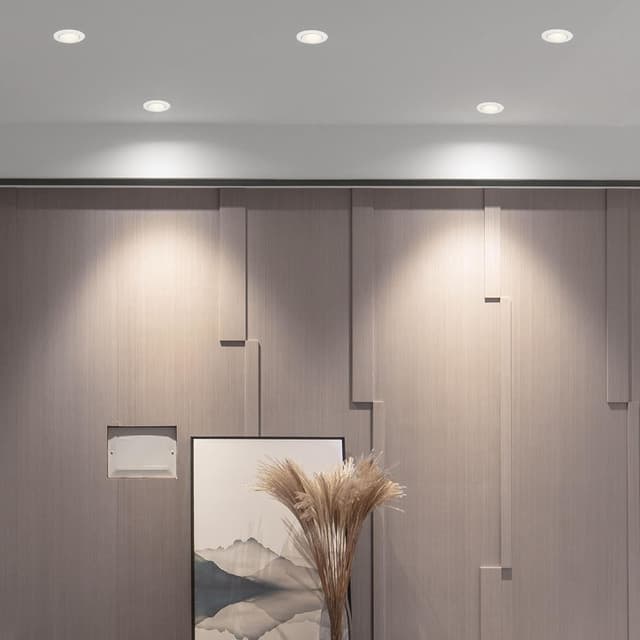 Thumbnail 6 de GeyouLux 10er Einbaustrahler-Set mit GU10-Fassung, schwenkbar, Aluminium-Rahmen in Weiß (für Deckeneinbau)