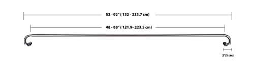 Thumbnail 6 de Amazon Basics Tringle à rideaux extensible de 122 à 224 cm – Bronze