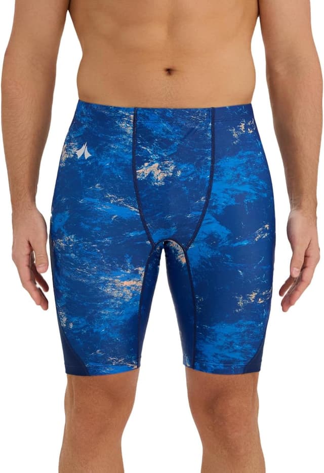 Detalle de SURFEASY Herren Jammer Badehose mit V-Schnitt – schnelltrocknend, chlorbeständig und verstellbarer Taille