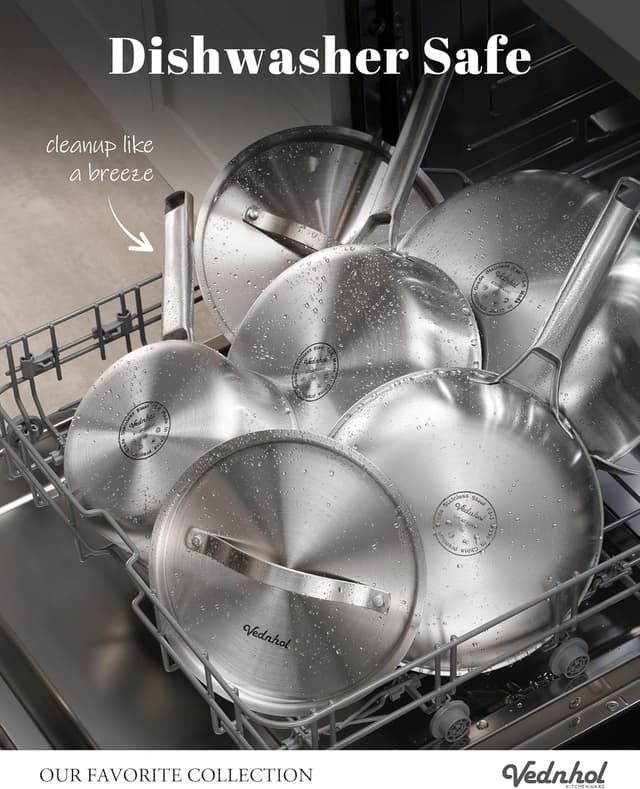Thumbnail 4 de Stainless Steel 14pc Cookware Set