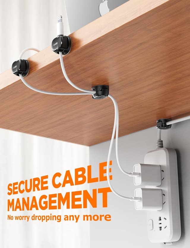 Thumbnail 5 de Chfeila Cable Tidy Clips 8‑pack cable organiser