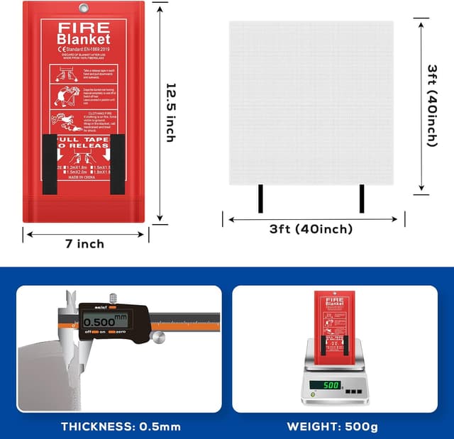 Thumbnail 6 de FLASLD manta anti feu 100x100 cm