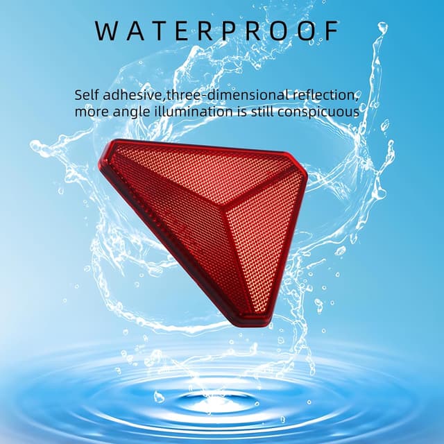 Thumbnail 4 de Woola Red Triangle Reflectors 2 Pack