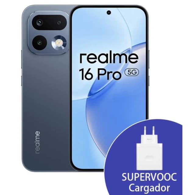 Imagen de realme 16 Pro 5G (8GB/256GB) Gris con cargador 45W en OfertitasTOP