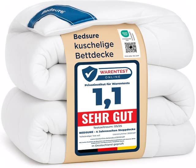 Detalle de BEDSURE Bettdecke 155x220 mit 300 G/M²
