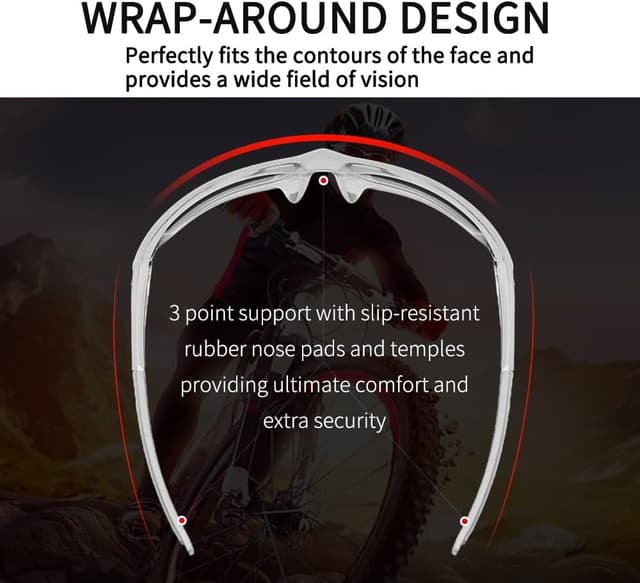 Thumbnail 2 de HGDGears Polarized Sport Sunglasses 70mm lens