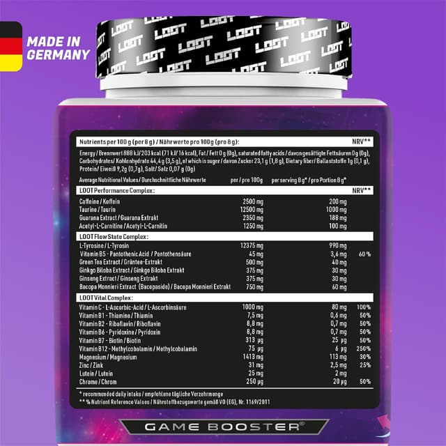 Thumbnail 6 de LOOT Game Booster 50 Servings 400g